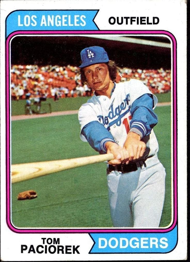 Tom Paciorek 1974 topps Topps