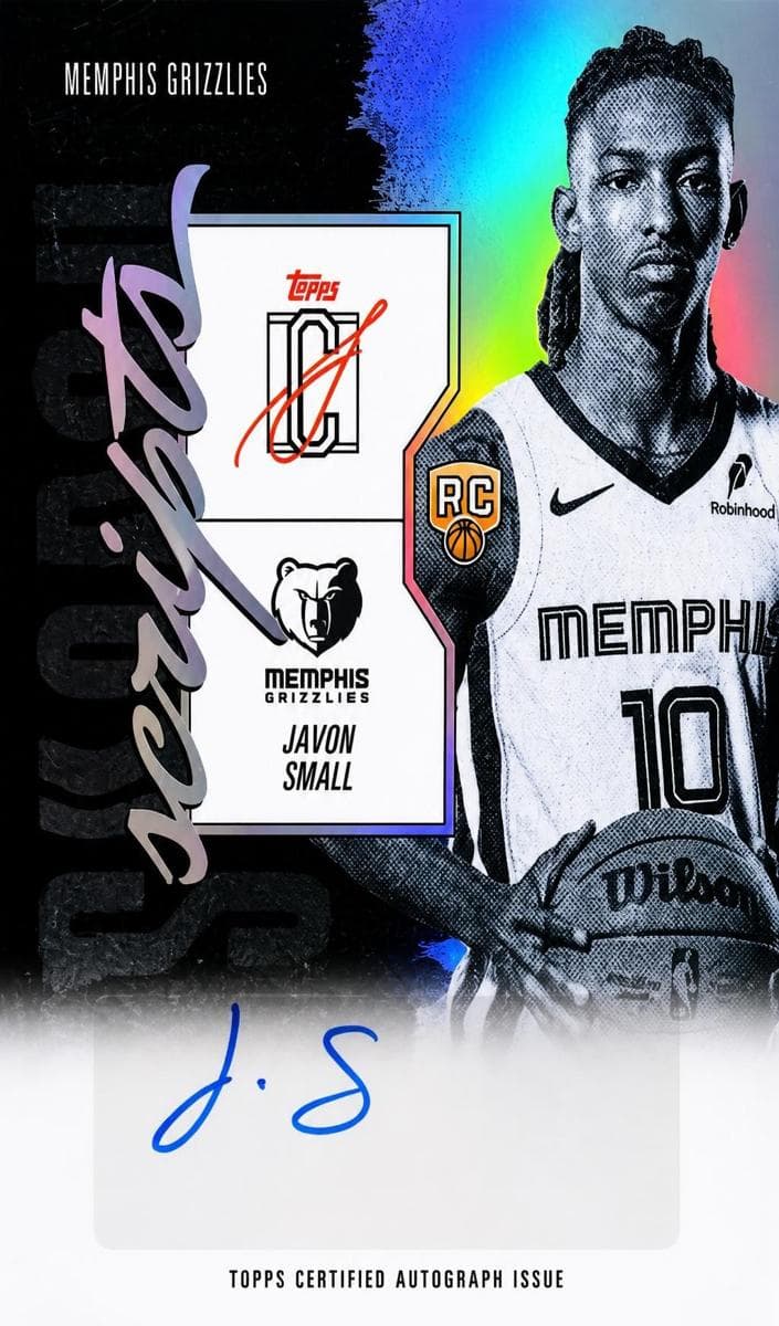 Javon Small 2025 topps Topps Signature Class