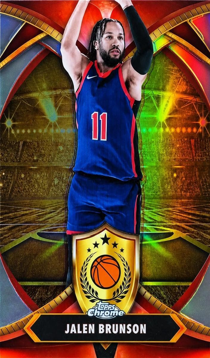 Jalen Brunson 2024 topps Topps Chrome