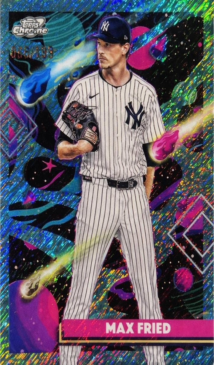 Max Fried 2025 topps Topps Cosmic Chrome