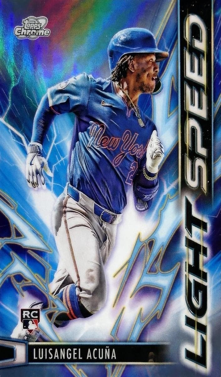 Luisangel Acuña 2025 topps Topps Cosmic Chrome