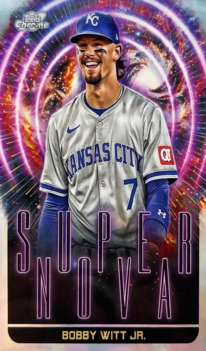 Bobby Witt Jr. 2025 topps Topps Cosmic Chrome
