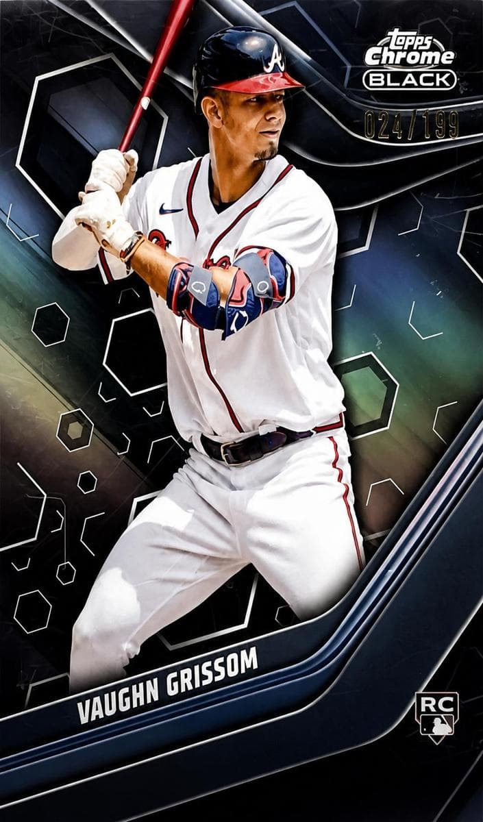 Vaughn Grissom 2023 topps Topps Chrome Black