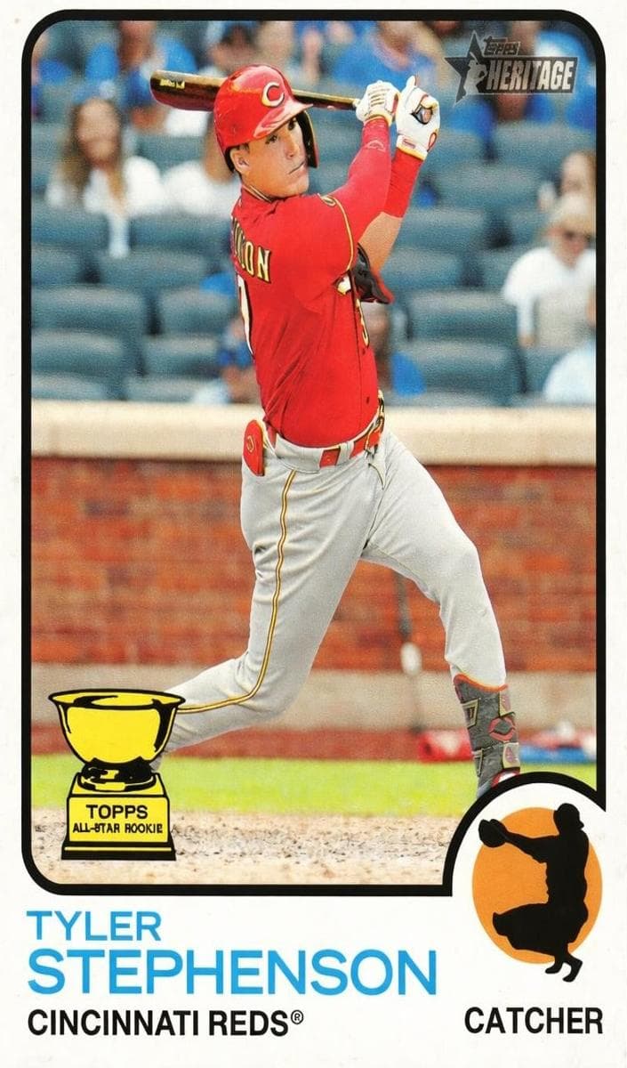 Tyler Stephenson 2022 topps Topps Heritage