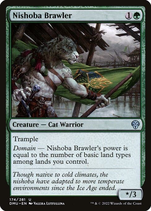 Nishoba Brawler 2022 Magic: The Gathering Dominaria United