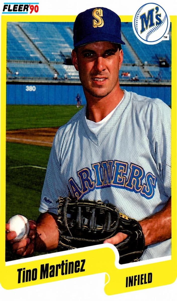 Tino Martinez 1990 fleer