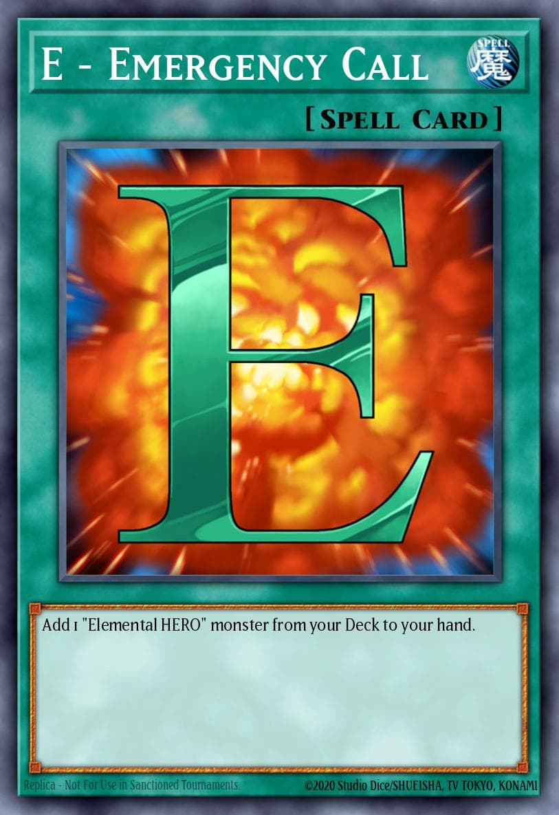 E - Emergency Call 2014 Yu-Gi-Oh!
