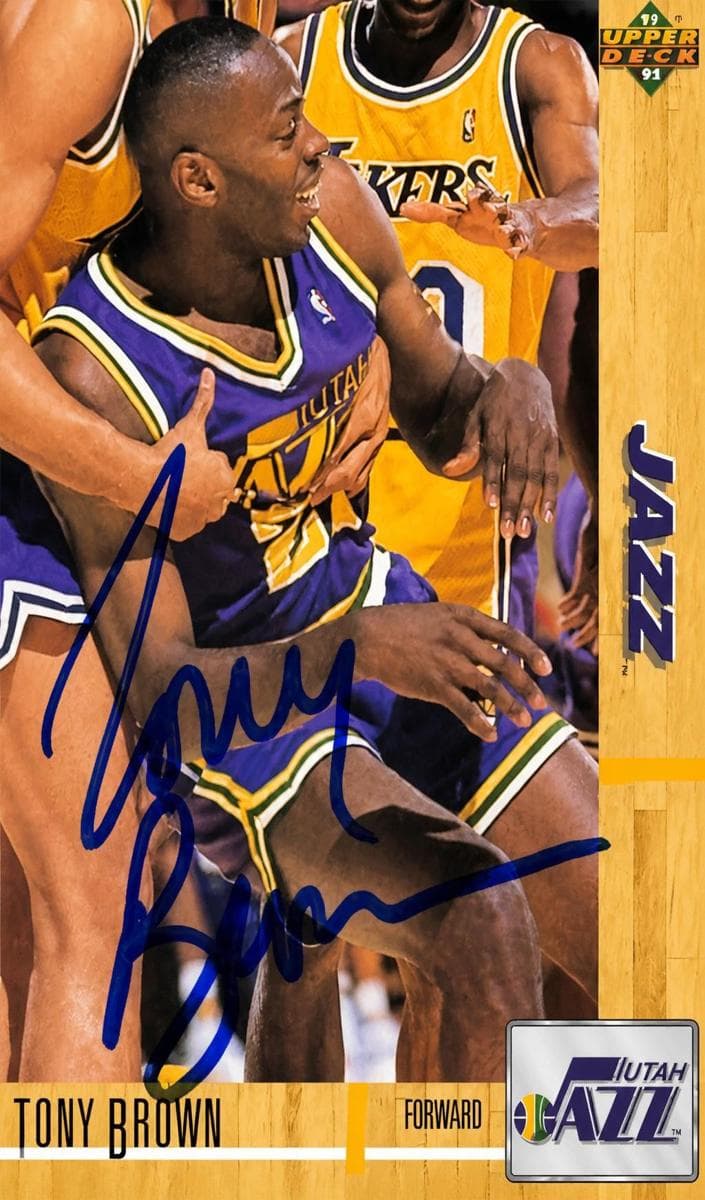 Tony Brown 1991 upper-deck Upper Deck