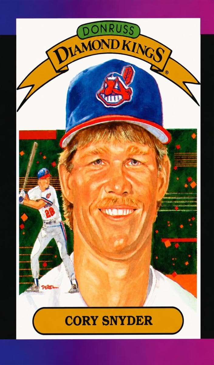 Cory Snyder 1989 panini