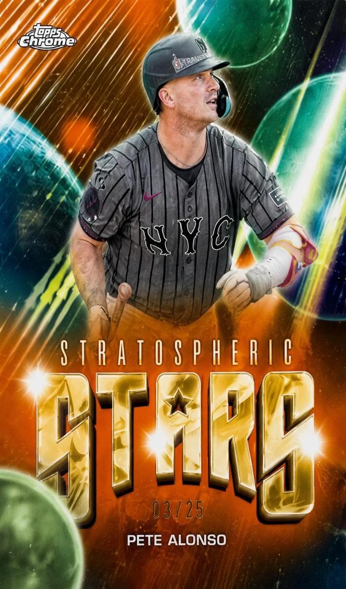 Pete Alonso 2024 topps Topps Chrome Update