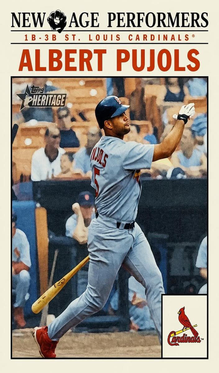 Albert Pujols 2002 topps
