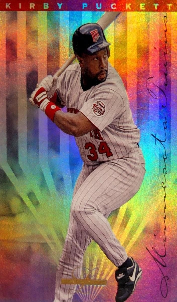 Kirby Puckett 1995 leaf Limited