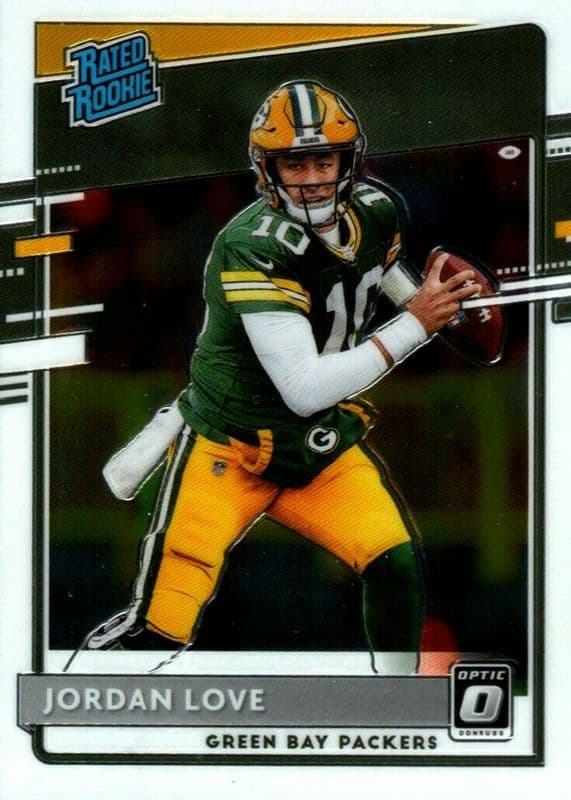 Jordan Love 2020 panini Donruss Optic