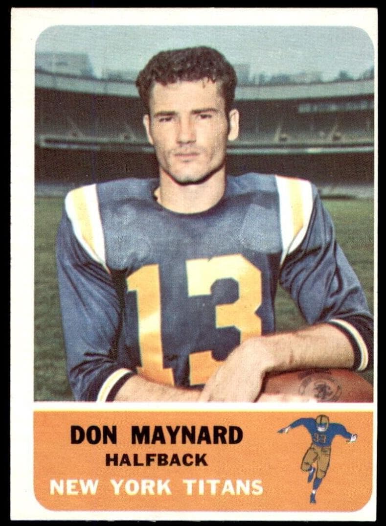 Don Maynard 1962 fleer Fleer