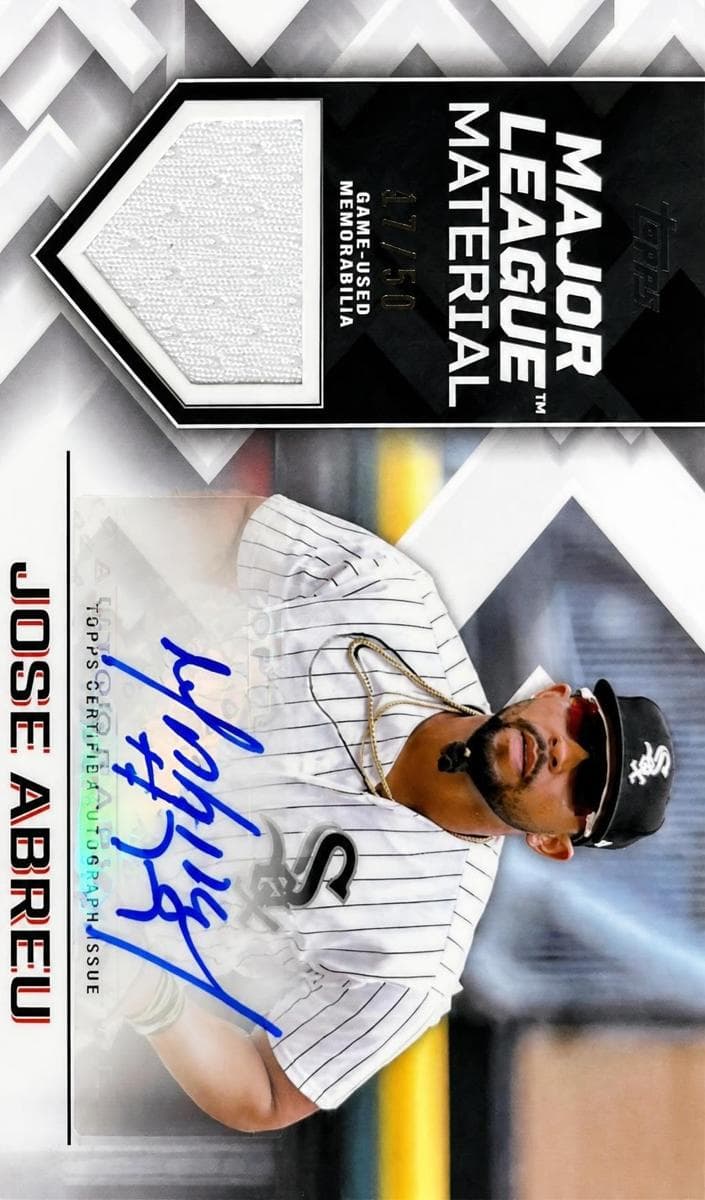 Jose Abreu 2022 topps Topps Update
