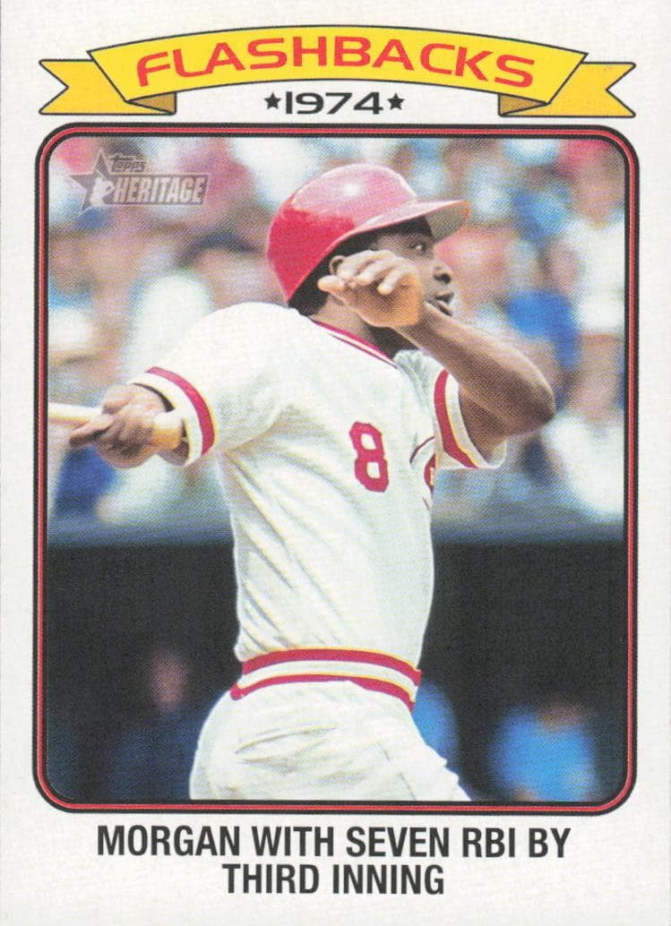 Joe Morgan 2023 topps Topps Heritage