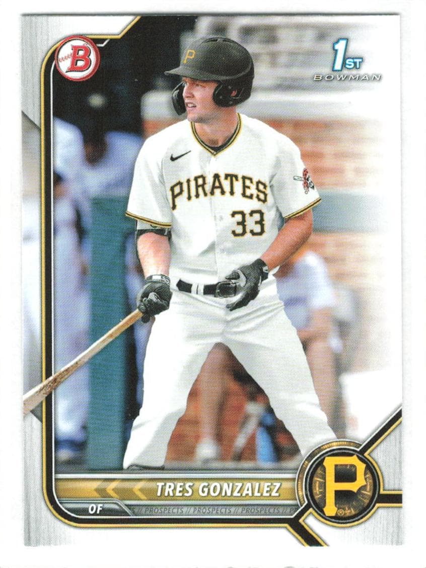 Tres Gonzalez 2022 bowman Bowman Draft