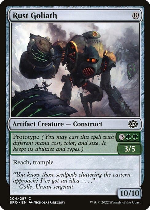 Rust Goliath 2022 Magic: The Gathering Brother's War