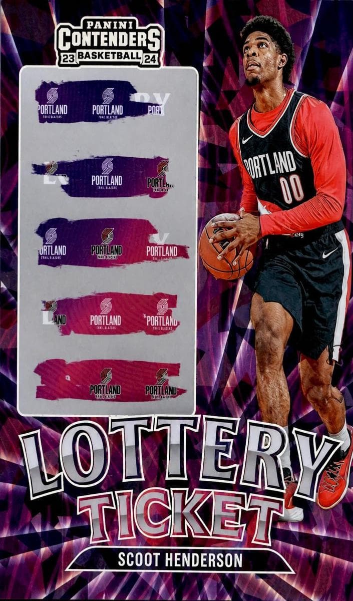Scoot Henderson 2023 panini Panini Contenders