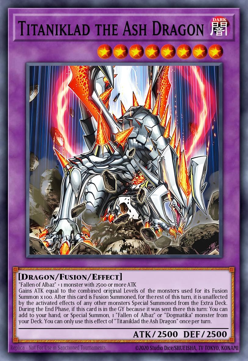 Titaniklad the Ash Dragon #SDAZ-EN043