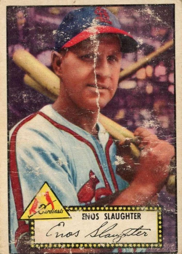 Enos Slaughter 1952 topps Topps