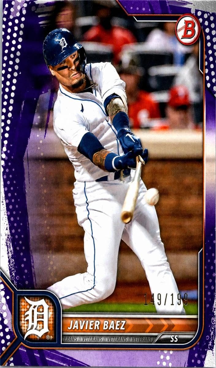 Javier Baez 2022 bowman Bowman