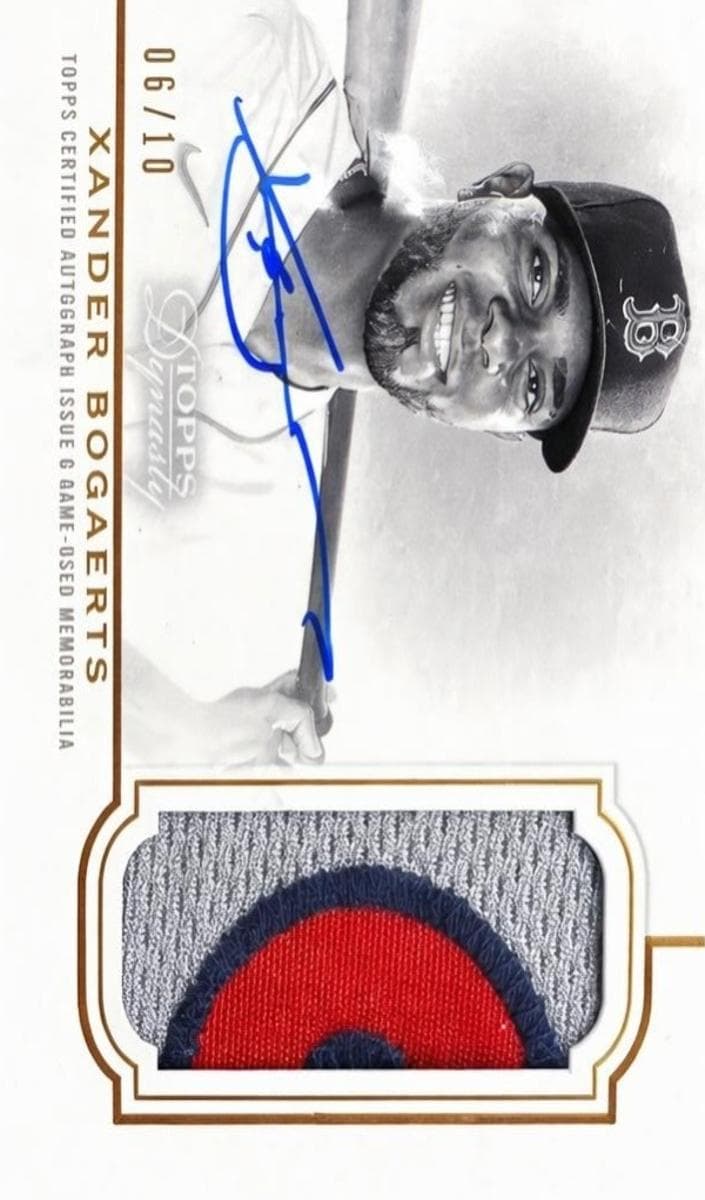 Xander Bogaerts 2020 topps Topps Dynasty
