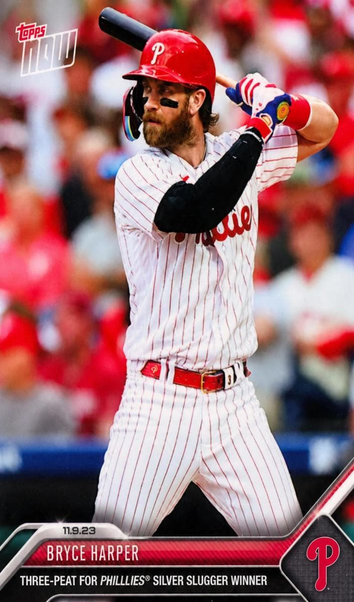 Bryce Harper 2023 topps Now Off-season