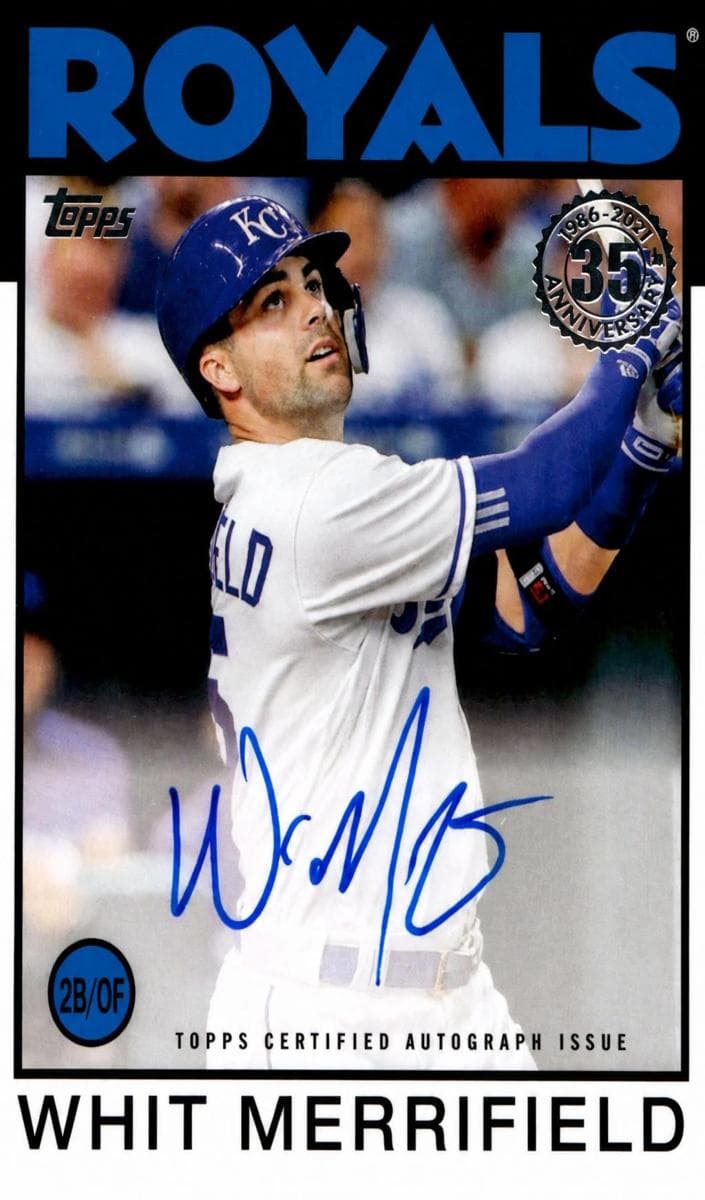 Whit Merrifield 2021 topps Topps