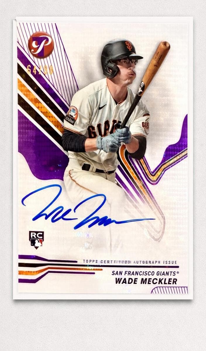 Wade Meckler 2024 topps Topps Pristine