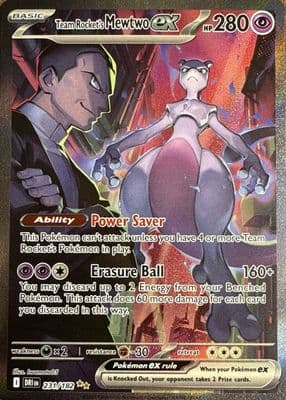 Team Rocket's Mewtwo ex 2025 Scarlet