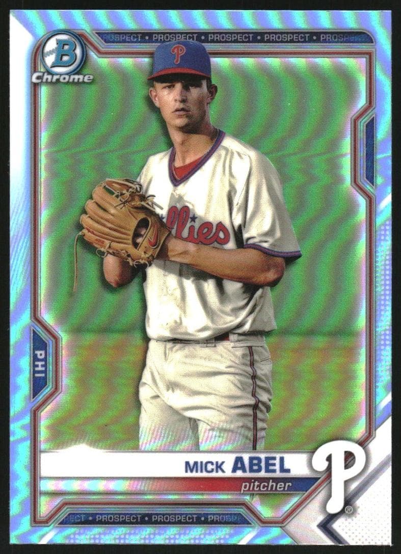Mick Abel 2021 bowman Bowman Draft Sapphire Edition