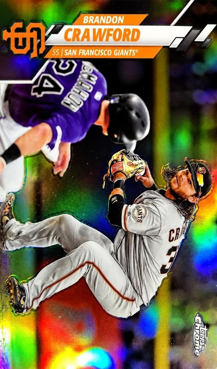 Brandon Crawford 2020 topps Topps Chrome