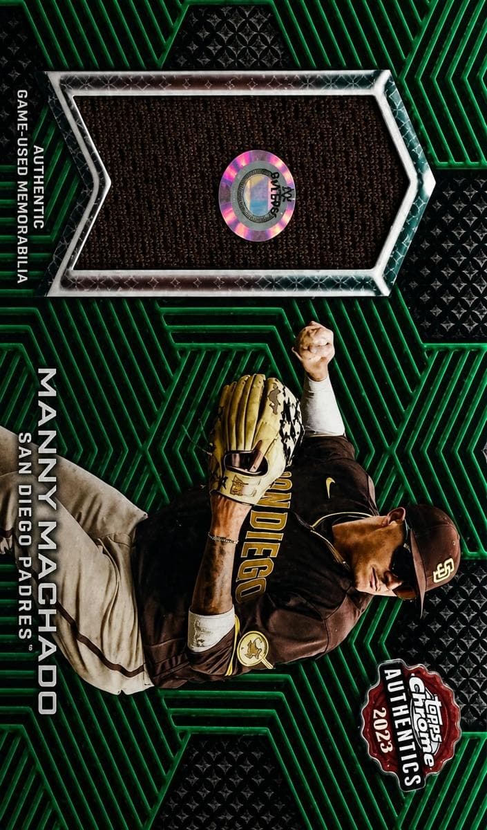 Manny Machado 2023 topps Topps Chrome