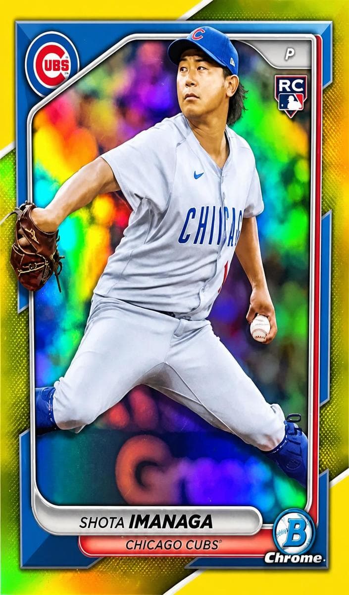Shota Imanaga 2024 bowman Bowman Chrome