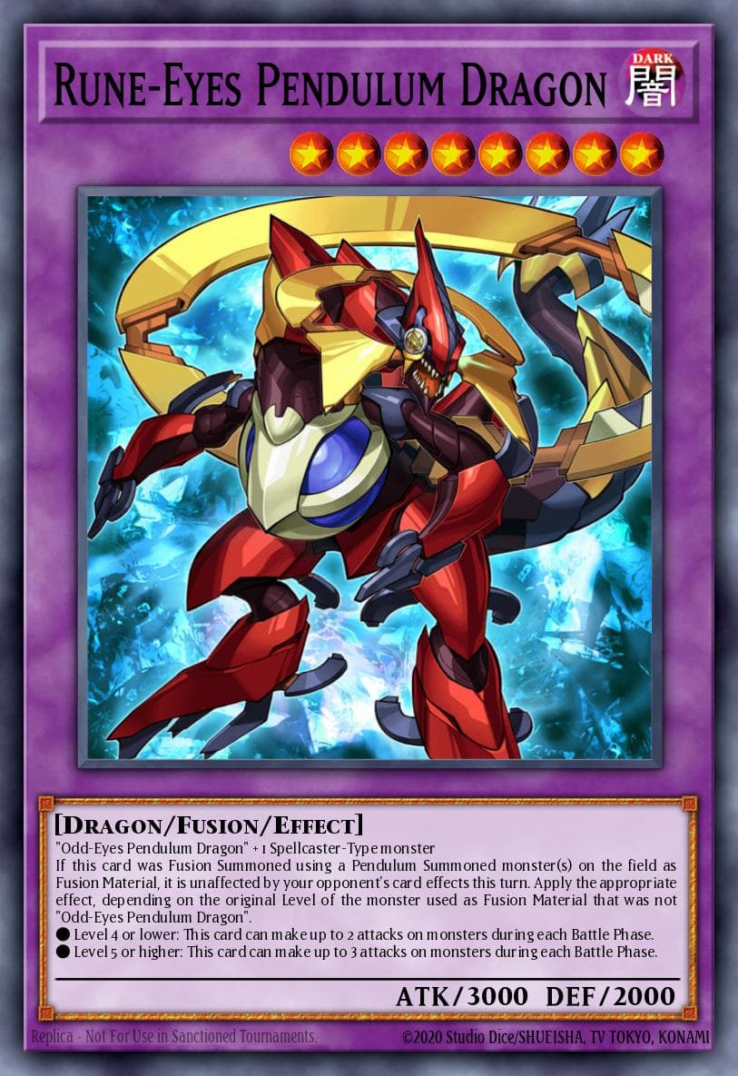 Rune-Eyes Pendulum Dragon 2015 Yu-Gi-Oh! Star Pack ARC-V