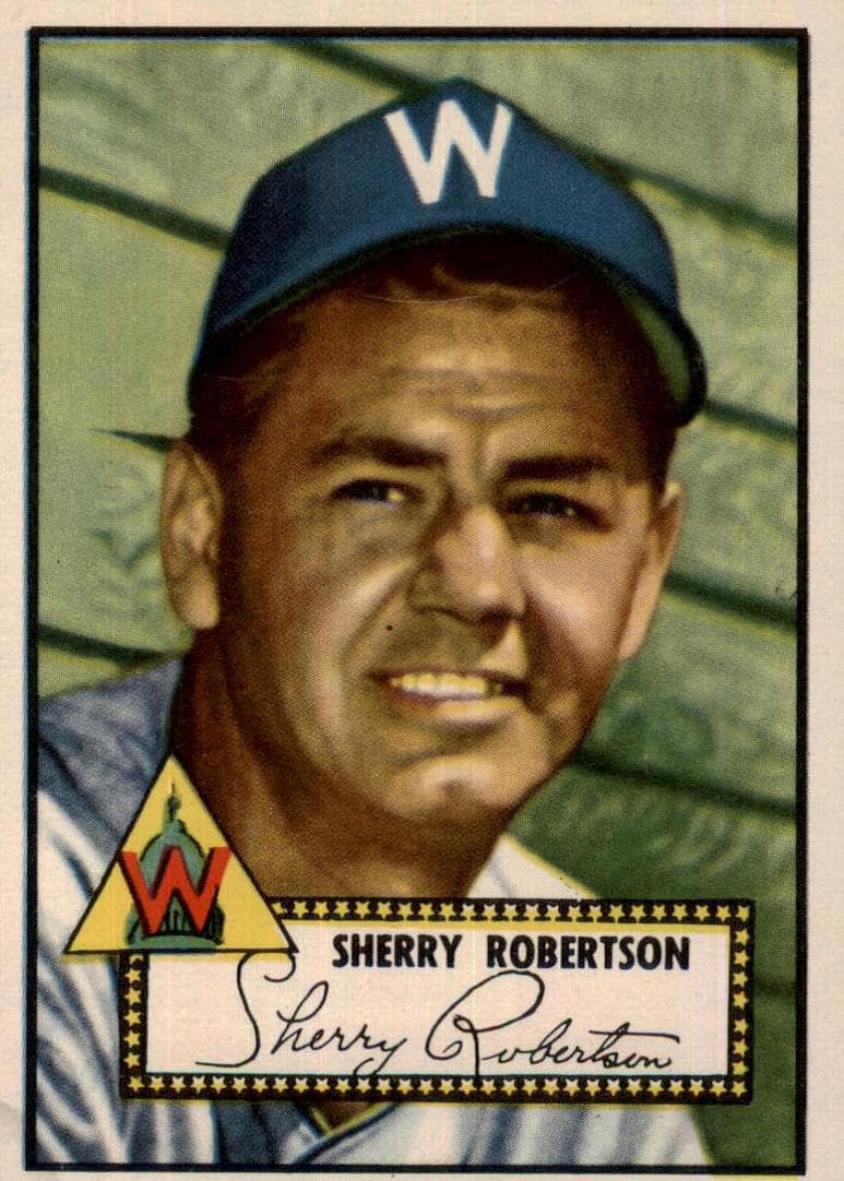 Sherry Robertson 1952 topps Topps
