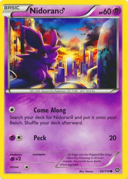 Nidoran ♀ trading card