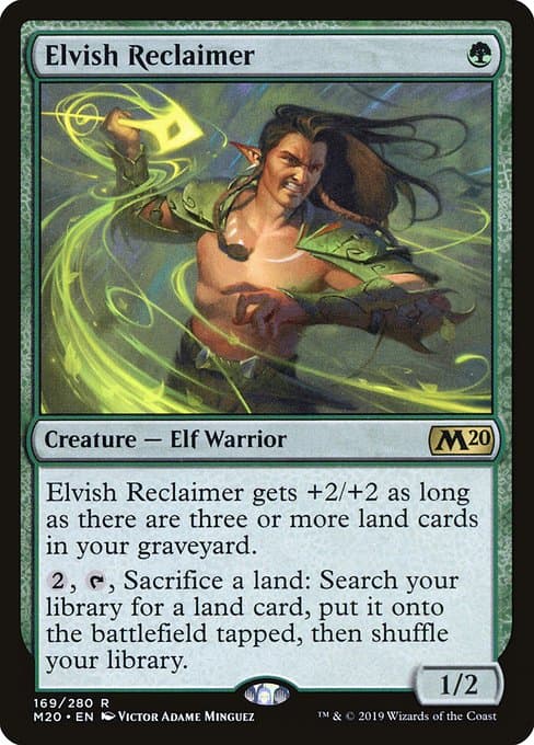 Elvish Reclaimer 2019 Magic: The Gathering Core Set 2020