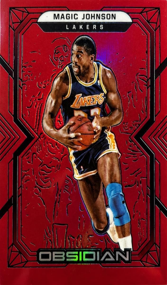 Magic Johnson 2021 panini Panini Obsidian