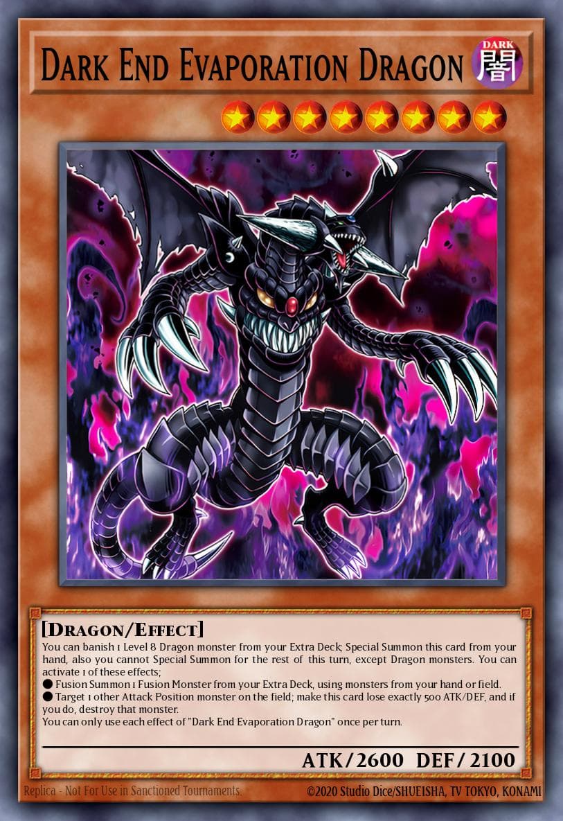 Dark End Evaporation Dragon 2025 Yu-Gi-Oh! 2025 Mega Pack Tin