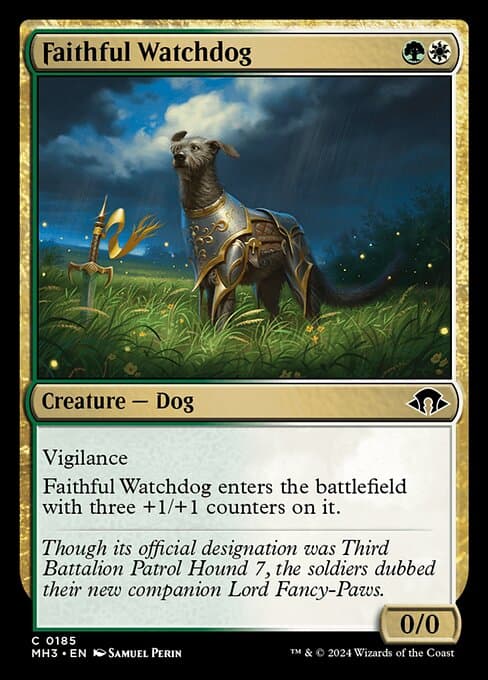 Faithful Watchdog 2024 Magic: The Gathering Modern Horizons 3