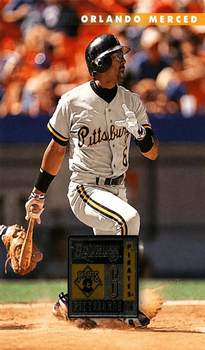 Orlando Merced 1996 panini Donruss