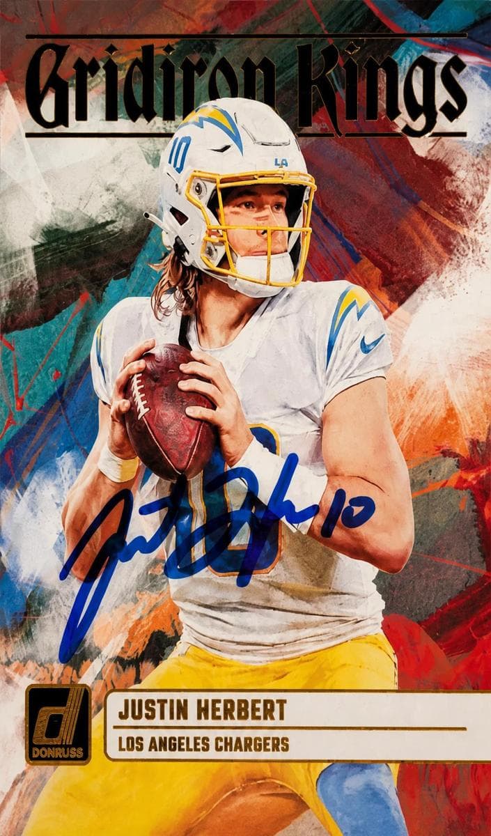 Justin Herbert 2023 panini Panini Donruss