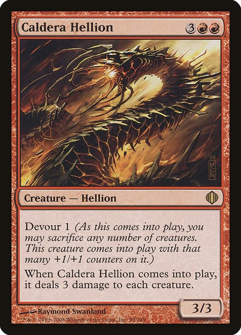 Caldera Hellion 2008 Magic: The Gathering Shards of Alara
