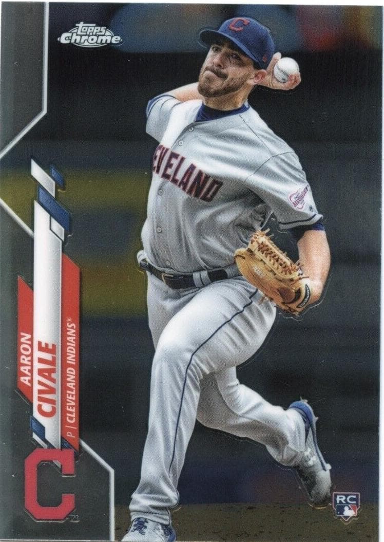 Aaron Civale 2020 topps Topps Chrome