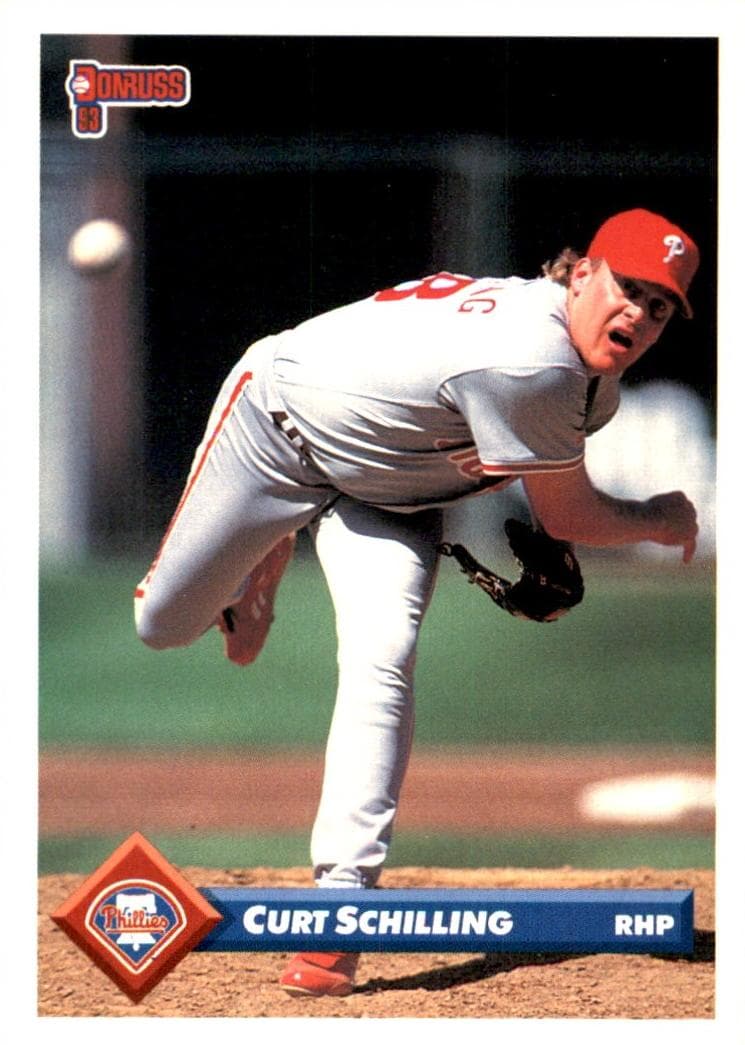 Curt Schilling 1993 panini Donruss