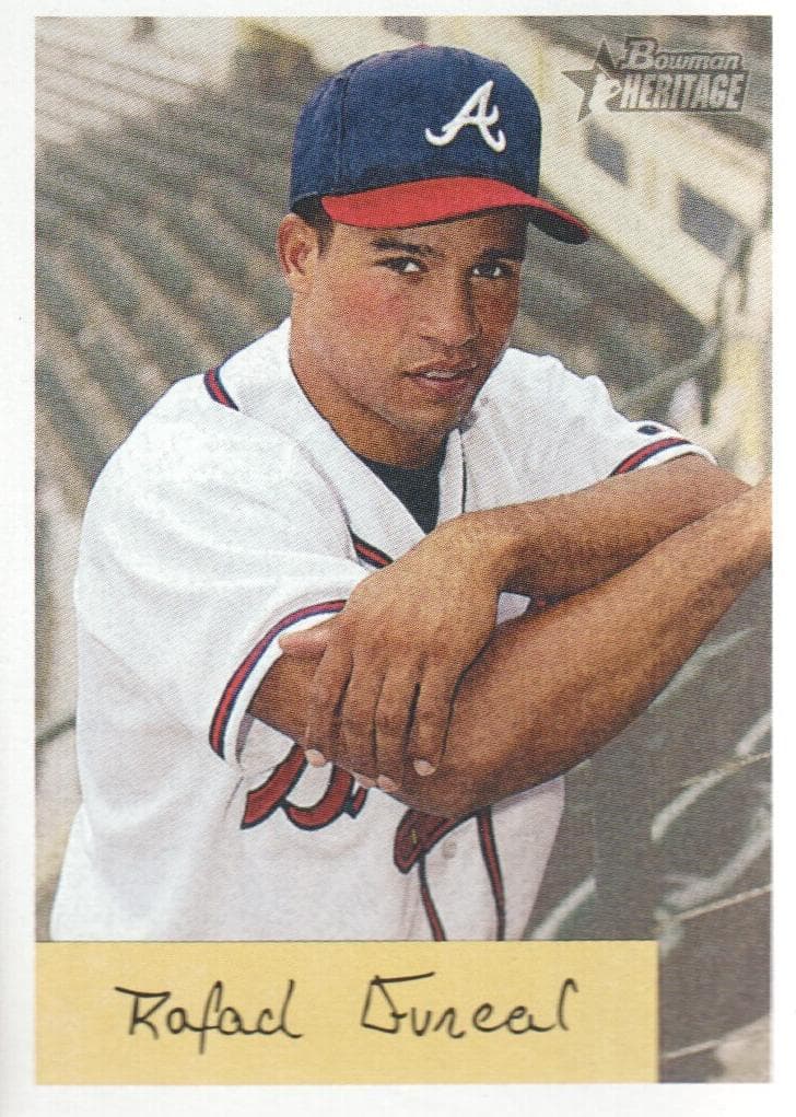 Rafael Furcal 2002 bowman Bowman Heritage