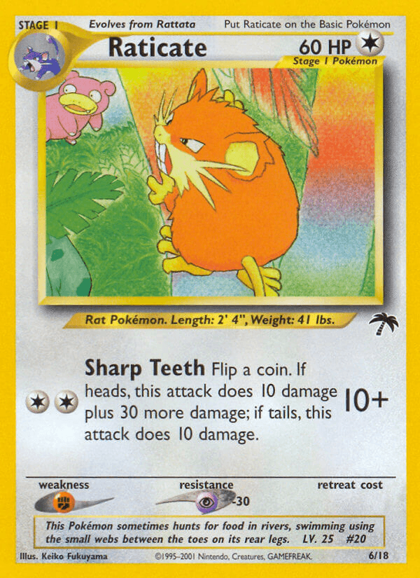 Raticate 2001 Pokemon
