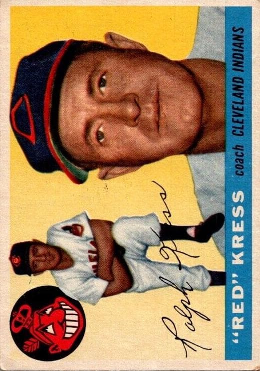 Red Kress 1955 topps Topps